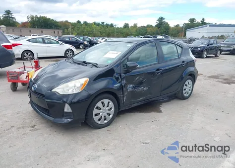 2012 Toyota Prius C One from USA, damaged, VIN JTDKDTB38C1510438